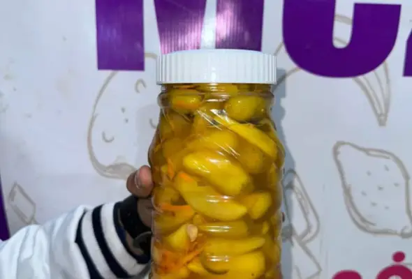 33. مخلل فلفل نص ك