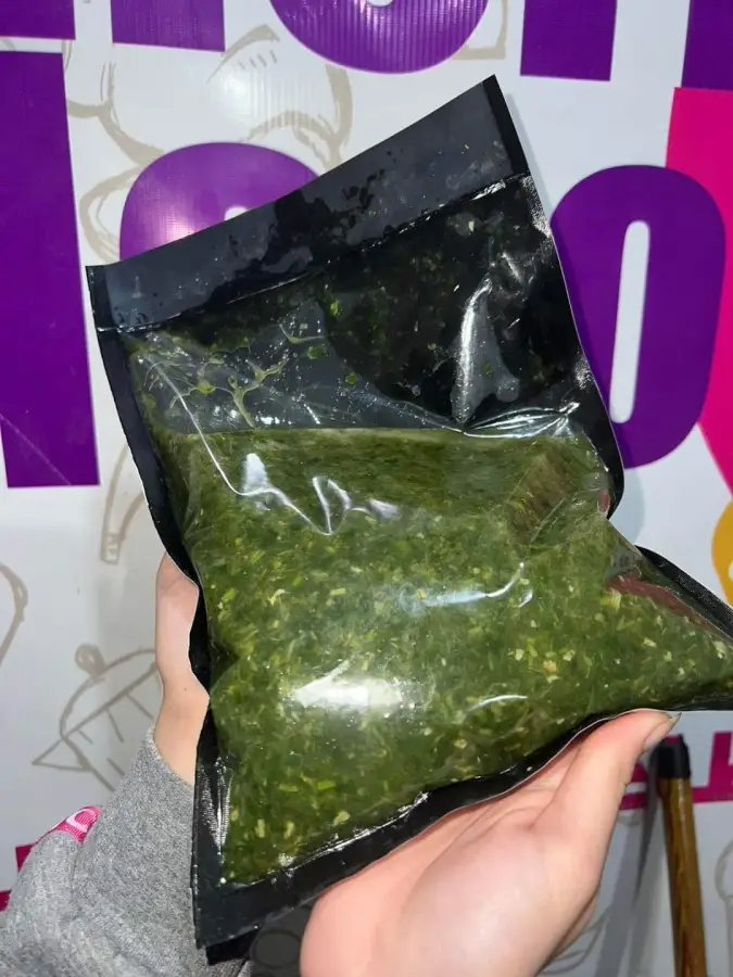 34. ملوخية كيس فاكيوم 800 جرام