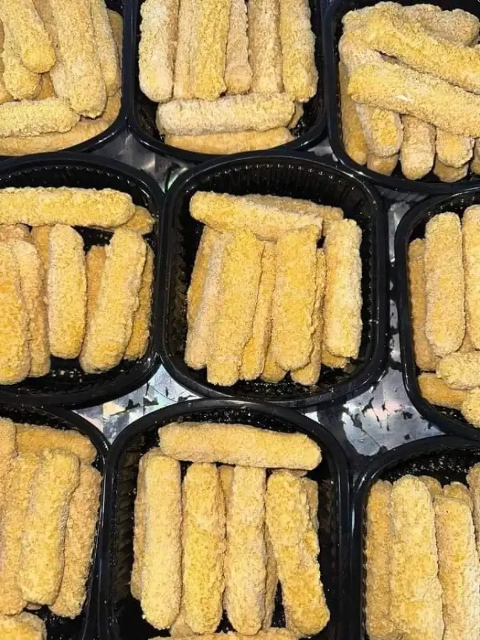 1. اصابع موتزاريلا ستيكس نص ك