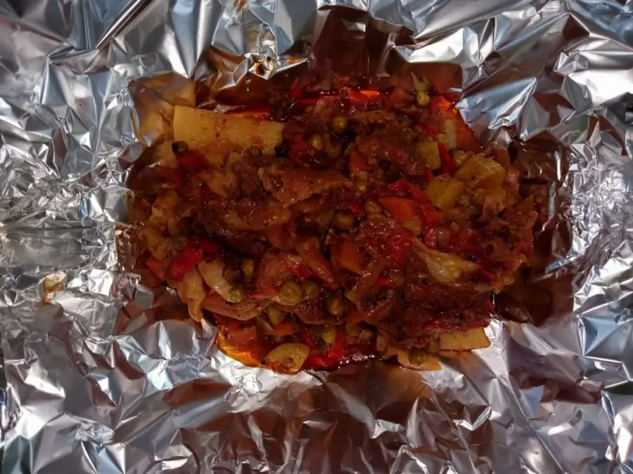 59. وجبة ورقة لحم