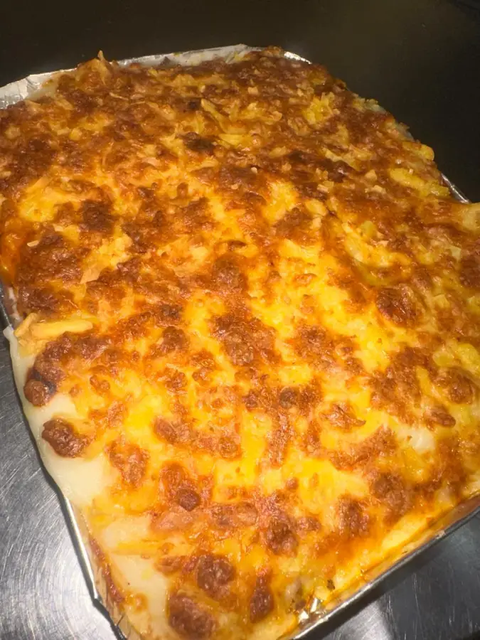 77. صنية كوسة بشاميل كبير