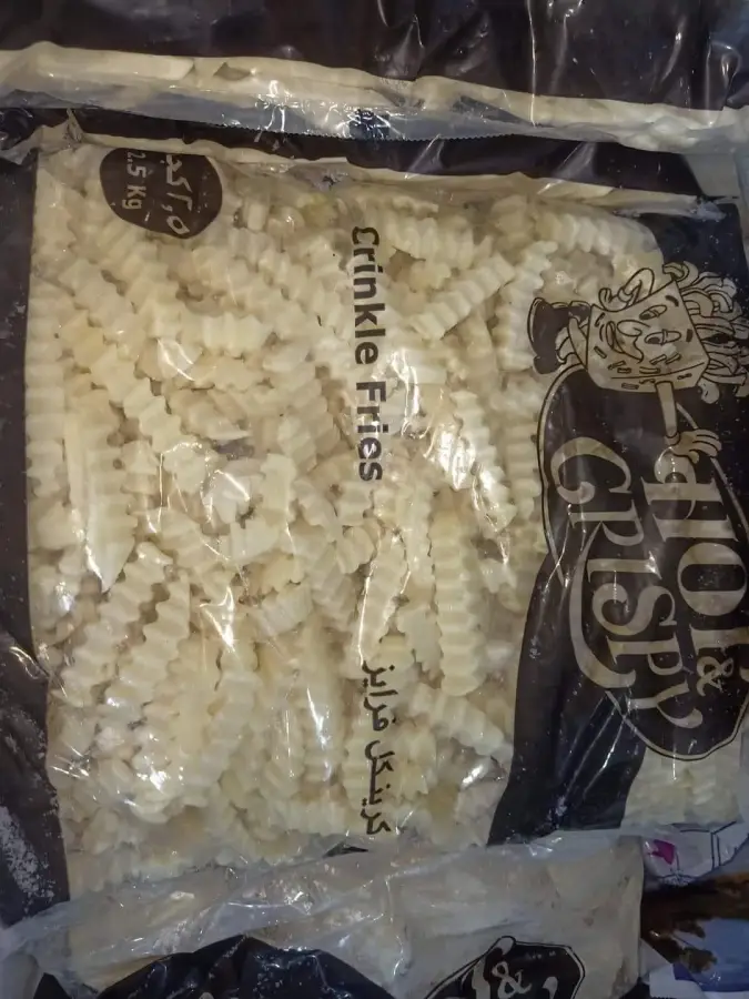 6. بطاطس كرينكل اصابع 2ك ونص