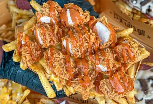 5. Chicken Loaded Fries