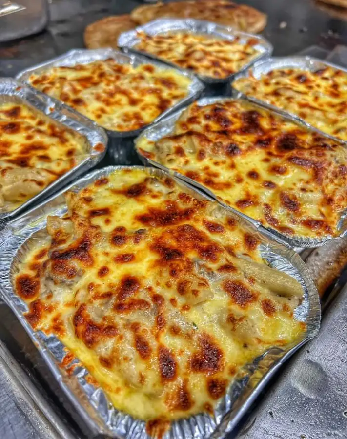 2. بشاميل لحمة مفرومة فويل